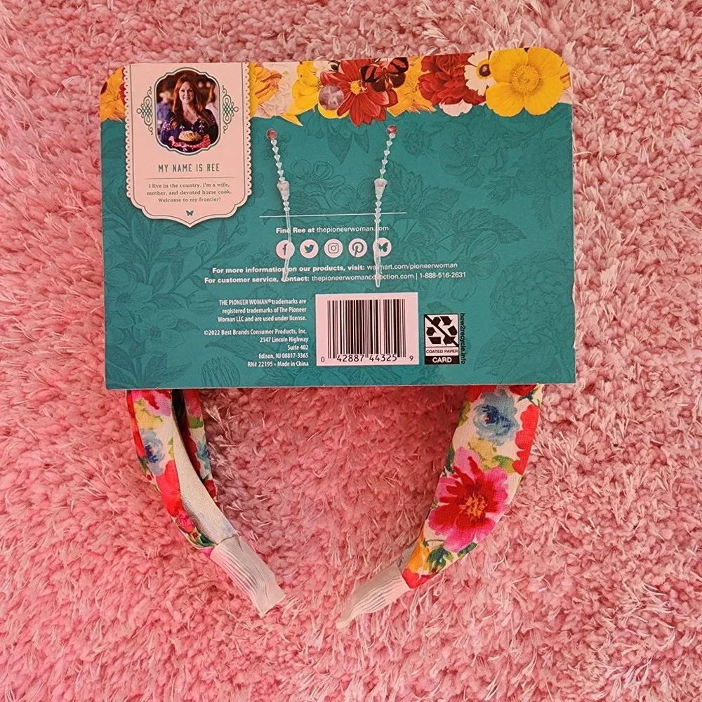 The Pioneer Woman NWT breezy blossom headband‎ floral print headband